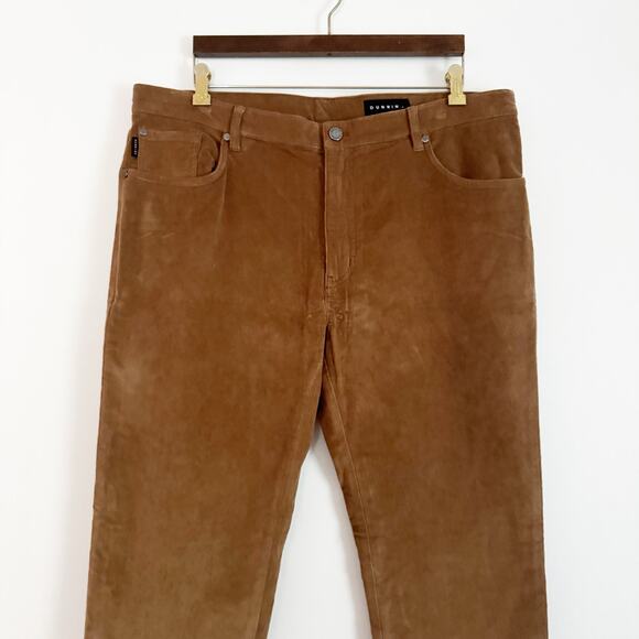 DUNNING Seabury Corduroy Performance Pants Bronze Tan Brown 38 x 30 - Picture 4 of 9